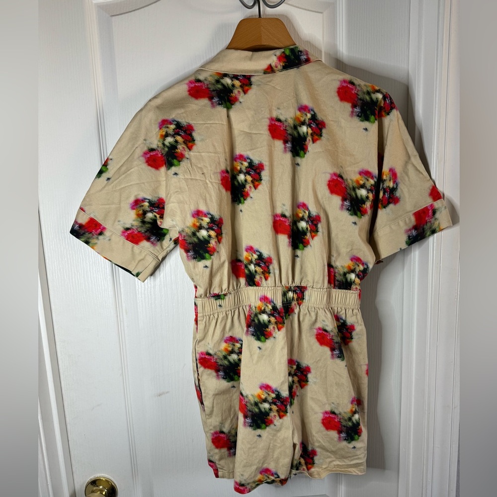 Adam Lippes Floral Print Short Sleeve Romper - EUC - Picture 7 of 7